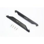 ALUMINUM CHASSIS NERF BARS -6PC SET black