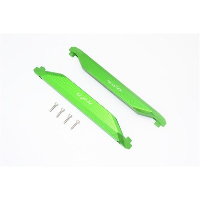 ALUMINUM CHASSIS NERF BARS -6PC SET green