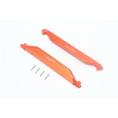 ALUMINUM CHASSIS NERF BARS -6PC SET orange