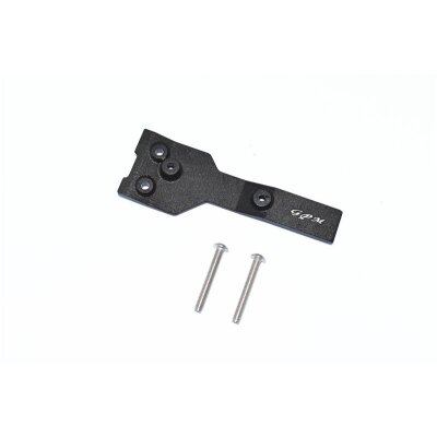 ALUMINUM REAR CHASSIS LINK PROTECTOR -3PC SET black