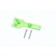 ALUMINUM REAR CHASSIS LINK PROTECTOR -3PC SET green