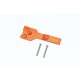 ALUMINUM REAR CHASSIS LINK PROTECTOR -3PC SET orange