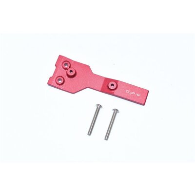 ALUMINUM REAR CHASSIS LINK PROTECTOR -3PC SET red