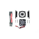ALUMINUM MOTOR HEATSINK WITH COOLING FAN -9PC SET black