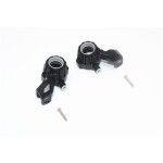 ALUMINUM FRONT KNUCKLE ARMS -4PC SET black