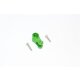 ALUMINUM 25T SERVO HORN -3PC SET green