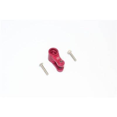 ALUMINUM 25T SERVO HORN -3PC SET red