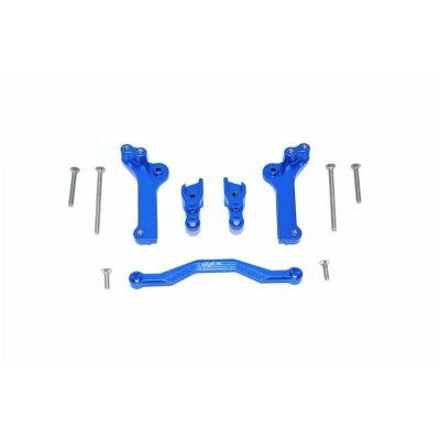 ALUMINUM REAR SHOCK MOUNT -11PC SET blue