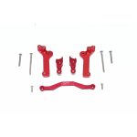 ALUMINUM REAR SHOCK MOUNT -11PC SET red