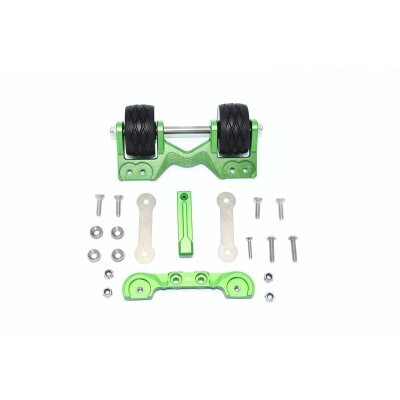 ALUMINUM REAR ADJUSTABLE WHEELIE -20PC SET30 green