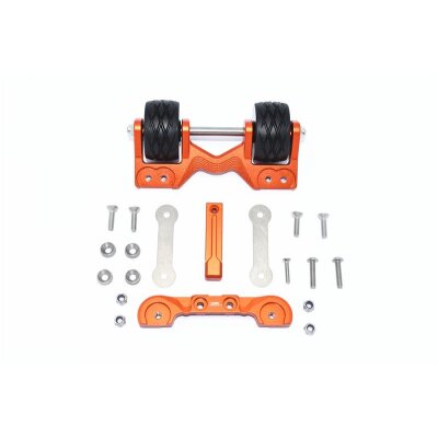 ALUMINUM REAR ADJUSTABLE WHEELIE -20PC SET30 orange