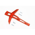 ALUMINUM FRONT CHASSIS BRACE -5PC SET orange