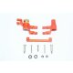 ALUMINUM STEERING ASSEMBLY -12PC SET orange