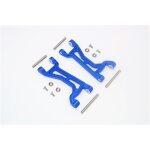 ALUMINIUM FRONT / REAR UPPER ARMS -14PC SET blue