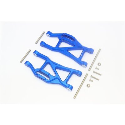 ALUMINIUM FRONT / REAR LOWER ARMS -14PC SET blue