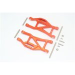 ALUMINIUM FRONT / REAR LOWER ARMS -14PC SET orange