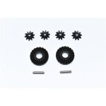 HARDEN STEEL #45 FRONT/CENTER/REAR DIFFERENTIAL GEAR -8PCS