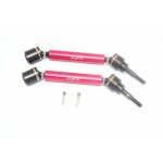 HARDEN STEEL+ALU FRONT/REAR ADJUSTABLE CVD DRIVE SHAFT -4PCS