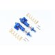 ALU FRONT/REAR L-SHAPE PIGGY BACK SPRING DAMPERS 125MM -8PCS
