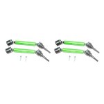 HARDEN STEEL+ALU FRONT+REAR ADJUSTABLE CVD DRIVE SHAFT -8PCS