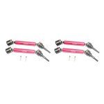 HARDEN STEEL+ALU FRONT+REAR ADJUSTABLE CVD DRIVE SHAFT -8PCS