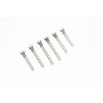 STAINLESS STEEL FRONT/REAR SUSPENSION SCREW PIN -6PC SET