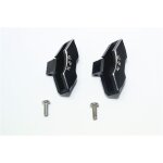 ALUMINUM FRONT/REAR BRAKE CALIPER-4PC SET black