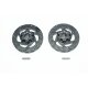 ALUMINUM +1MM HEX WITH BRAKE DISK-4PC SET black