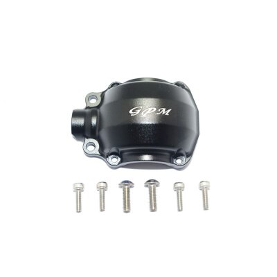 ALUMINUM FRONT GEAR BOX COVER-7PC SET black