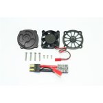 ALUMINUM MOTOR HEATSINK WITH COOLING FAN -11PC SET black