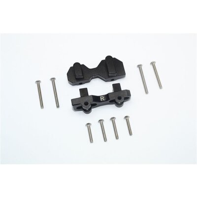 ALUMINUM FRONT DAMPER MOUNT-15PC SET black