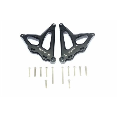 ALUMINUM REAR DAMPER MOUNT -14PC SET black