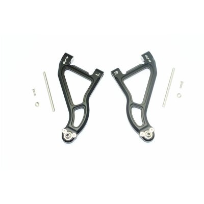 ALUMINUM FRONT UPPER SUSPENSION ARM -8PC SET black