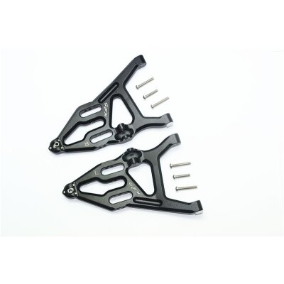 ALUMINUM FRONT LOWER SUSPENSION ARM -8PC SET black