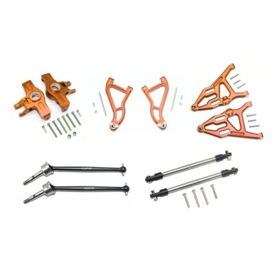 ALU F upr&lwr ARMS+Knkl ARMS+hdSteel CVD+SST TURNBUCKLE(36)