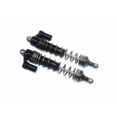 ALUMINUM FRONT L-SHAPE SPRING DAMPER (135MM) -2PC SET black