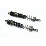 ALUMINUM FRONT SPRING DAMPERS (135MM) -2PC SET black