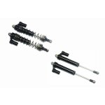ALUMINUM REAR L-SHAPE PIGGY BACK  DAMPER -4PC SET black