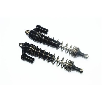 ALUMINUM REAR L-SHAPE SPRING DAMPER (139MM) -2PC SET black