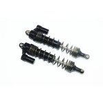 ALUMINUM REAR L-SHAPE SPRING DAMPER (139MM) -2PC SET black