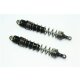ALUMINUM REAR SPRING DAMPERS (139MM) -2PC SET black