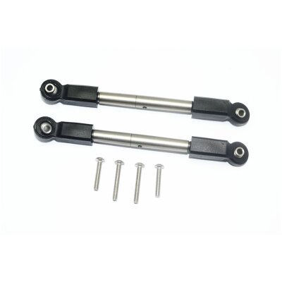 STAINLESS STEEL FRONT TURNBUCKLE STEERING (W.BALLENDS) -6PCS