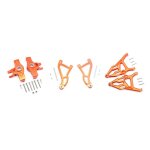ALUMINUM FRONT UPPER&LOWER ARMS+KNUCKLE ARMS SET...