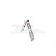 SCALE ACCESSORIES: ALU LONG STEP LADDER FOR CRAWLERS -1PC
