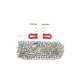 SCALE ACCESSORIES: METAL TOWING RINGS W/CHAIN CRAWLERS -7PCS