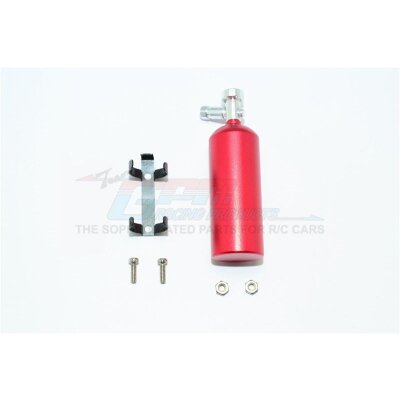 SCALE ACCESSORIES FOR CRAWLERS: NOS GAS TANK -6PC SET red