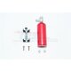 SCALE ACCESSORIES FOR CRAWLERS: NOS GAS TANK -6PC SET red