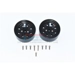ALUMINUM WHEEL 1.9 FOR CRAWLERS -15PC SET black