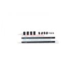 SCALE Acs ALU ROOF FIXED GUIDE RAIL CRAWLERS14PC  SET black