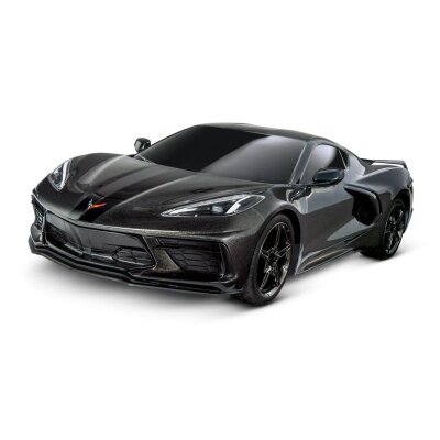 TRAXXAS 4Tec 3.0 Corvette C8 schwarz RTR ohne Akku/Lader 1/9 AWD Tourenwagen Brushed XL-5